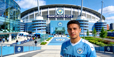 曼城队伊蒂哈德球场外景